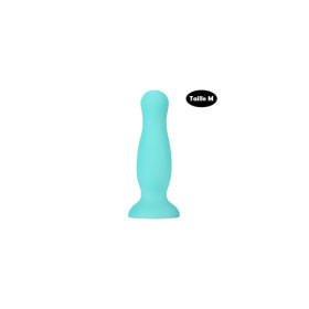 Plug anal ventouse vert pastel taille M 